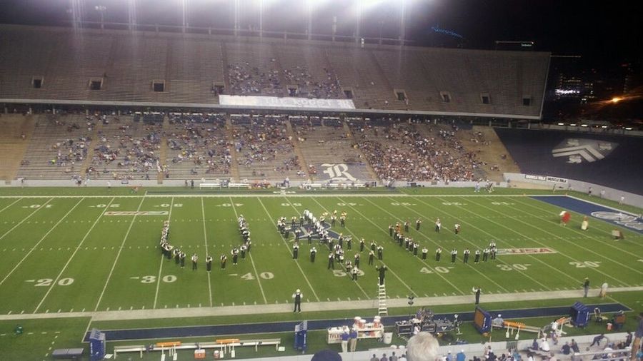 The Rice Marching Band Took Some Halftime Shots At &quot;U$C&quot;