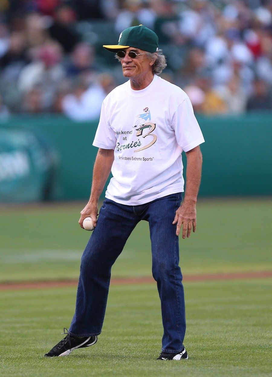 Bernie, Of <i>Weekend At Bernie&#39;s</i> Fame, Threw Out The First Pitch In Oakland This Weekend