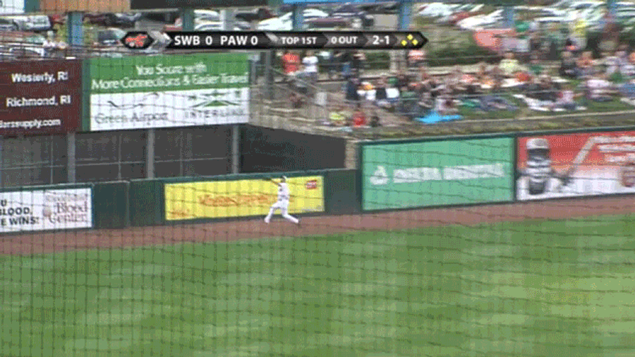 Red Sox Farmhand Flips Over Wall To Wall To Make Grand Slam-Denying Catch