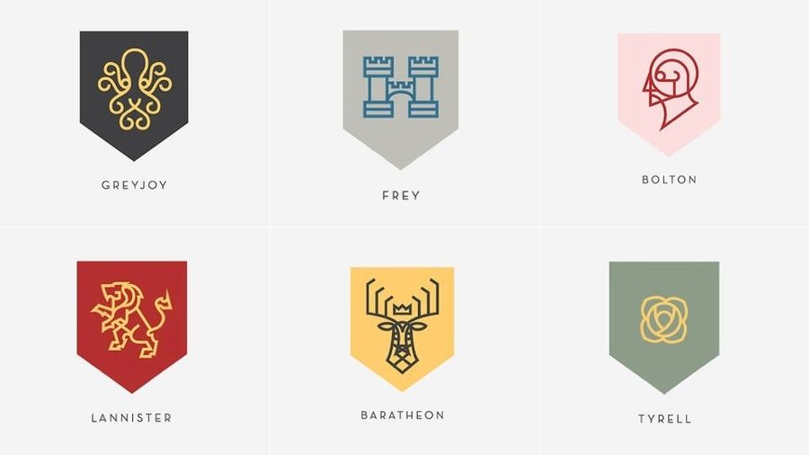 <i>Game Of Thrones</i> House Sigils, As Re-Imagined By A Nike Designer