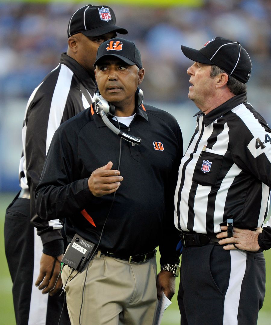 Marvin Lewis's Opinion Of The Replacement Refs? "Whatever The Commissioner Says Is Right."