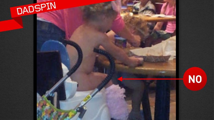 Hey, America, Don't Let Your Children Shit At Restaurant Tables