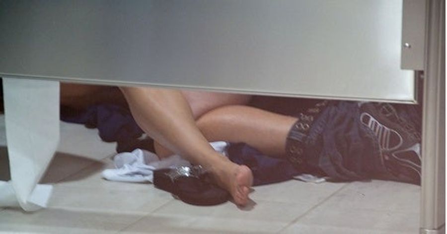 Couple Christens Dallas Cowboys Stadium's New Bathroom Stalls