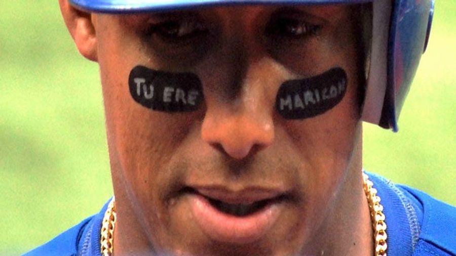 Yunel Escobar&#39;s Eyeblack Reads &quot;You Are A Faggot&quot; In Spanish [UPDATE]