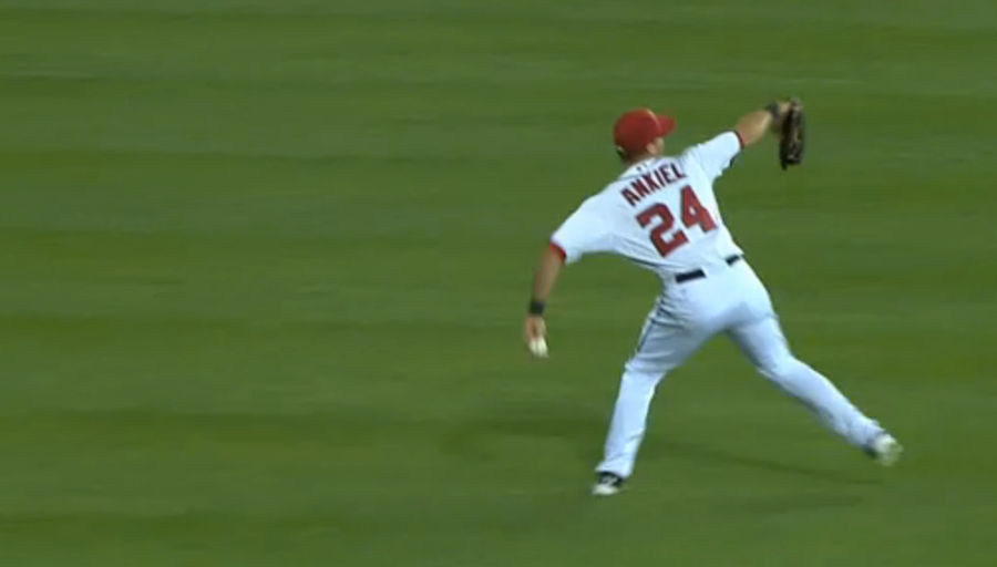 Rick Ankiel Threw A Strike From Center Field