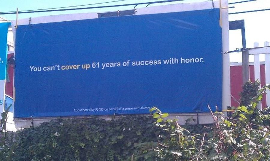 What The Hell Is This Billboard At Penn State Trying To Say?