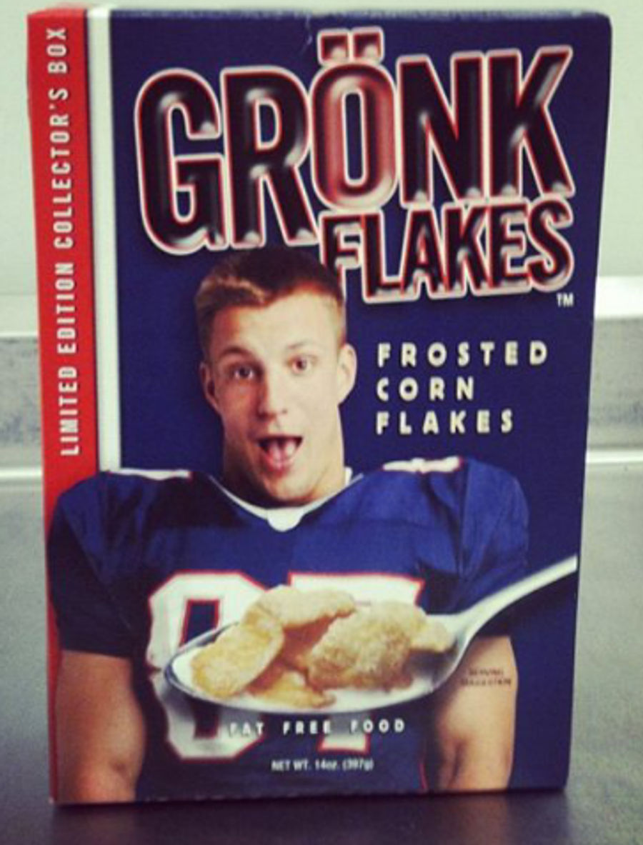 Rob Gronkowski Now Has A Cereal With An Imaginative Name