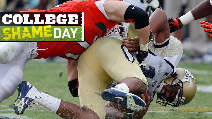 College ShameDay: Who Embarrassed Themselves On Saturday (Besides Georgia Tech)?
