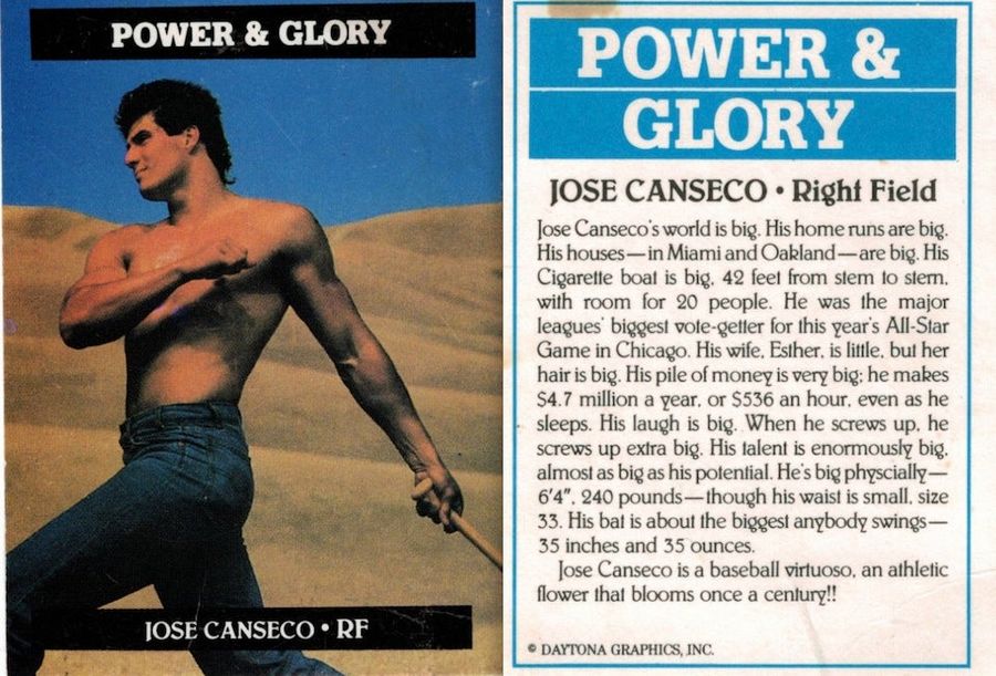 Remember When A Shirtless Jose Canseco Really <i>Meant</i> Something?