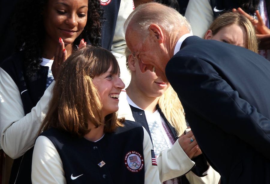 Joe Biden Loves Cheerleaders
