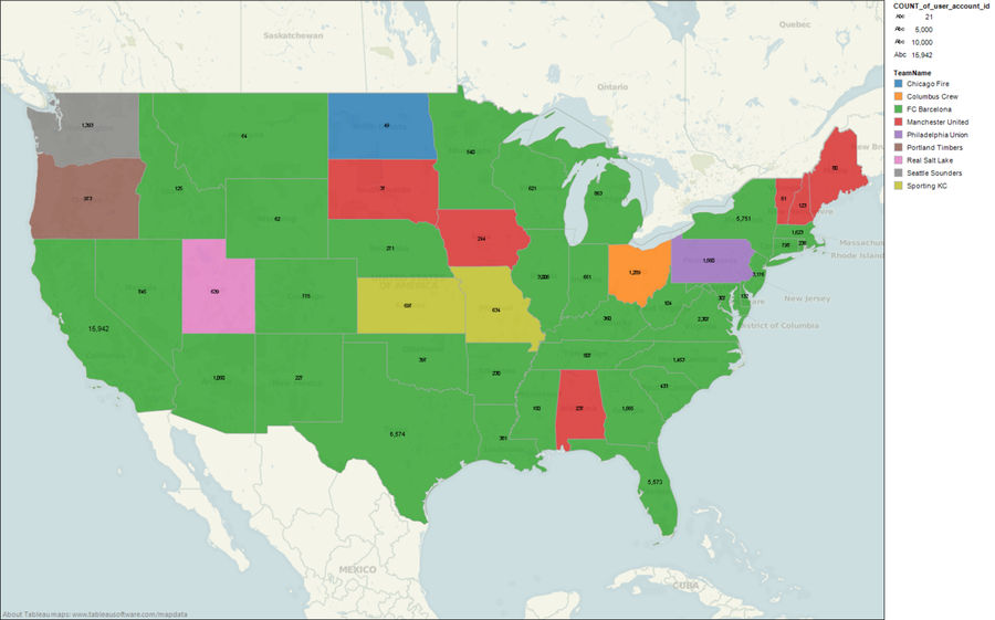 Americans' Favorite Soccer Clubs, As Determined By <i>FIFA 12</i> Plays
