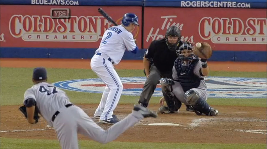 Ivan Nova Threw A Pitch Right Through His Catcher's Glove