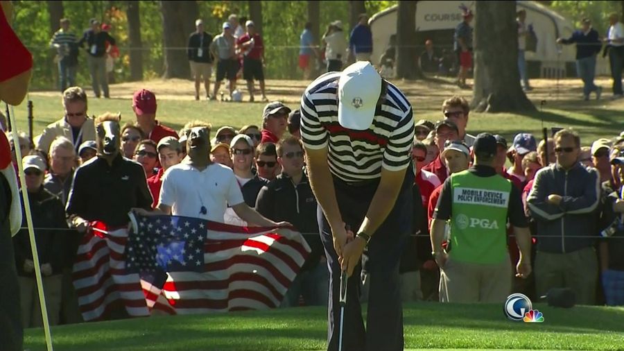 Did These Fans Think The U.S. Would Hold Onto The Ryder Cup Lead? Neigh