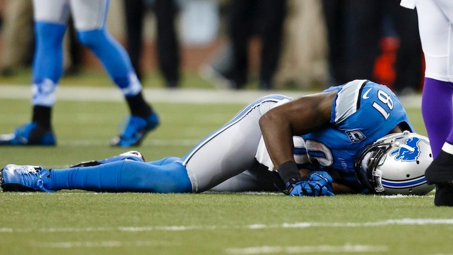 Calvin Johnson Says He Suffered A Concussion. The Lions Say He Didn&#39;t.