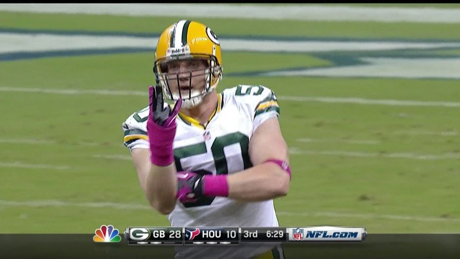 Aaron Rodgers Threw For Six Touchdowns, But It Was A.J. Hawk's Performance That Was Truly Shocking