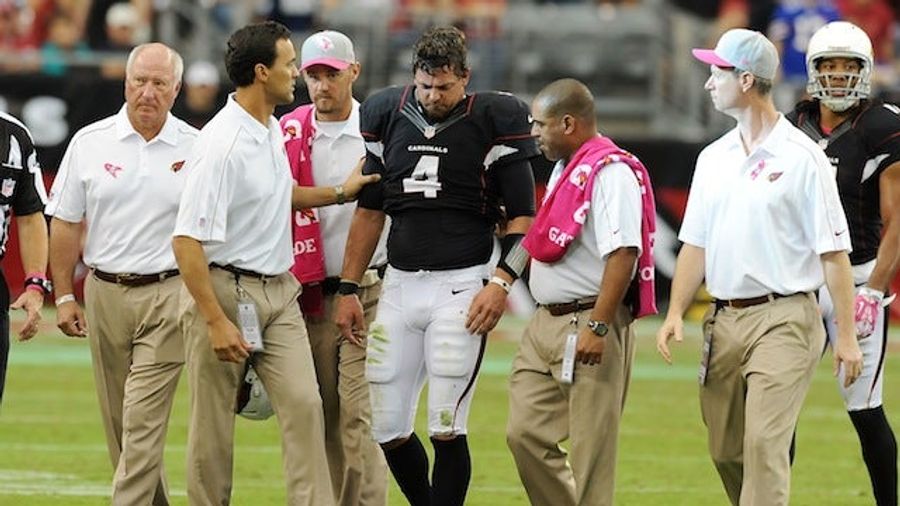 Some Of Kevin Kolb&#39;s Ribs Are No Longer Attached To His Sternum