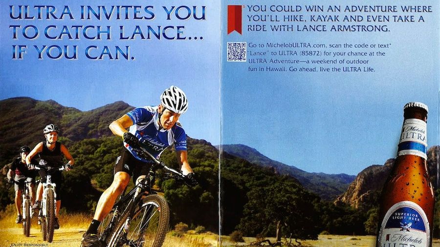 Lance Armstrong's Last, Sad Ride Will Be For Michelob Ultra
