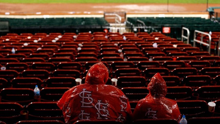 Last Night's Rain Delay Was Called One Out Before The Cardinals Had To Stop Selling Beer