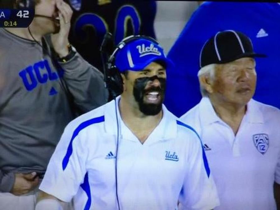 Jim Mora Told His Assistants To Put Some Eyeblack On And They Went Way Overboard