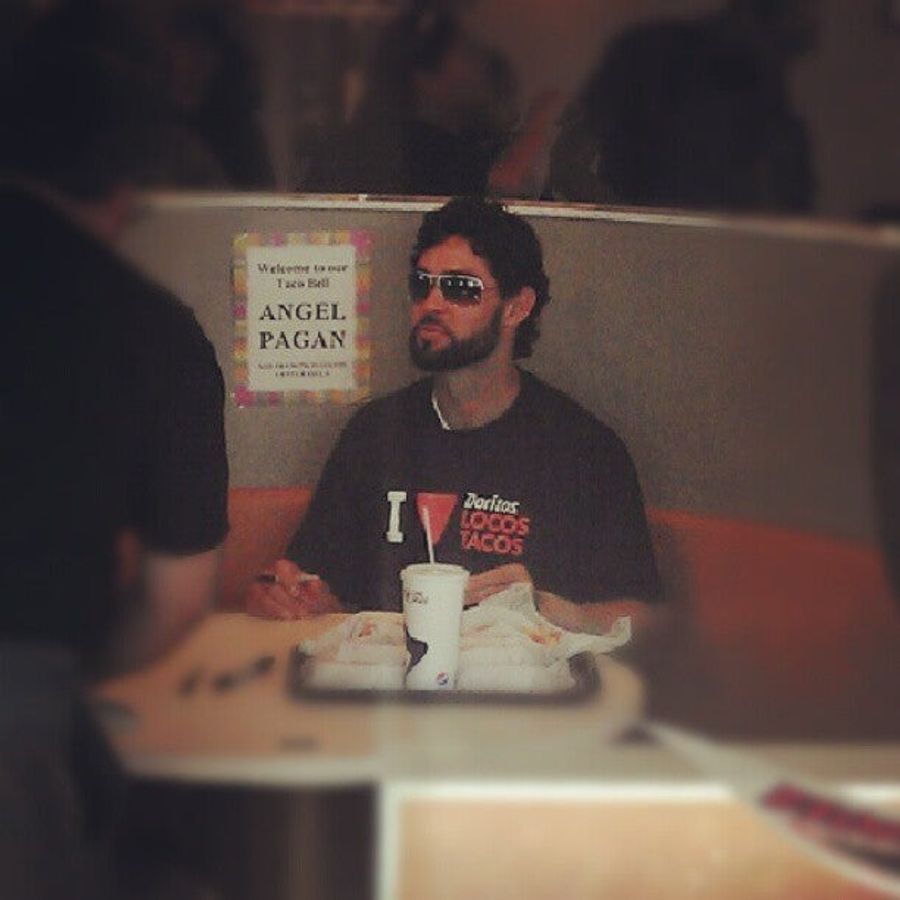 Angel Pagan Stopped By A Bay Area Taco Bell Today