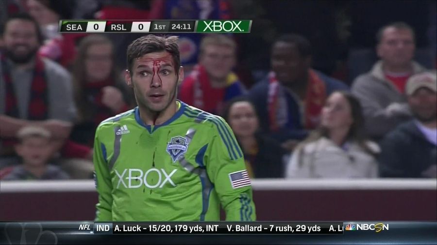 A Bloodied Christian Tiffert Got The Last Laugh As Seattle Stole Victory In Salt Lake