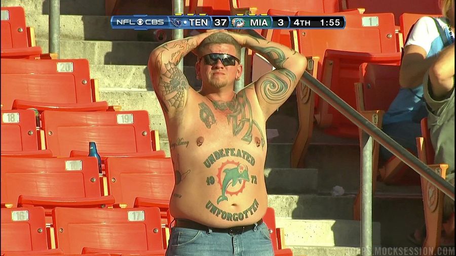 Go Home, Everybody: We Found The Most Ridiculous Fan In The World