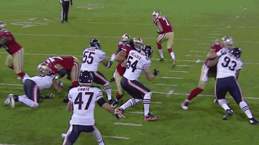 Frank Gore Blew Up Lance Briggs: Bears-49ers, In One GIF