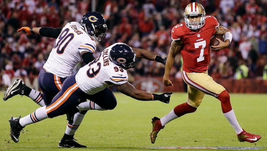 49ers Backup Colin Kaepernick Opened Up The Playbook And Shot Down The Bears Last Night