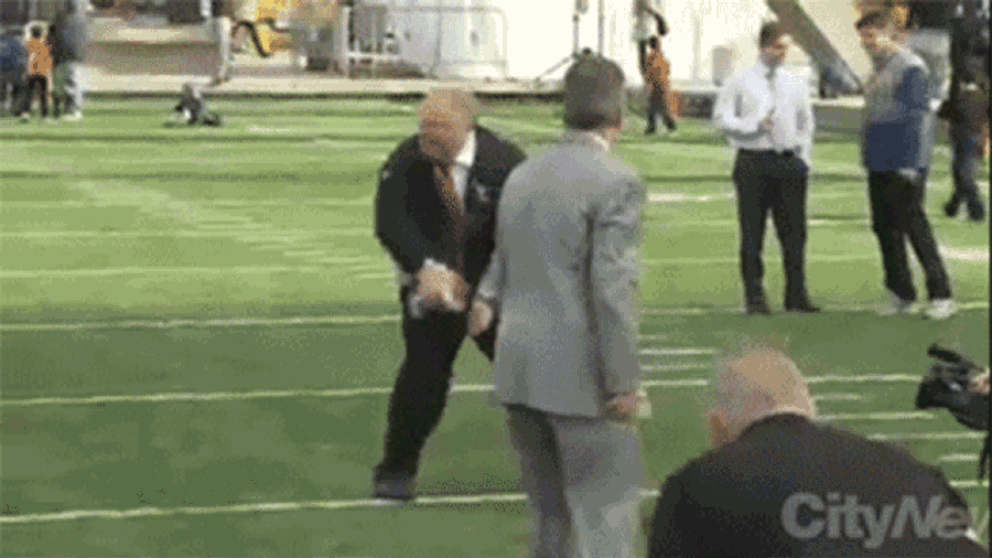 Here Is A GIF Of Toronto Mayor Rob Ford Trying And Failing To Play Football