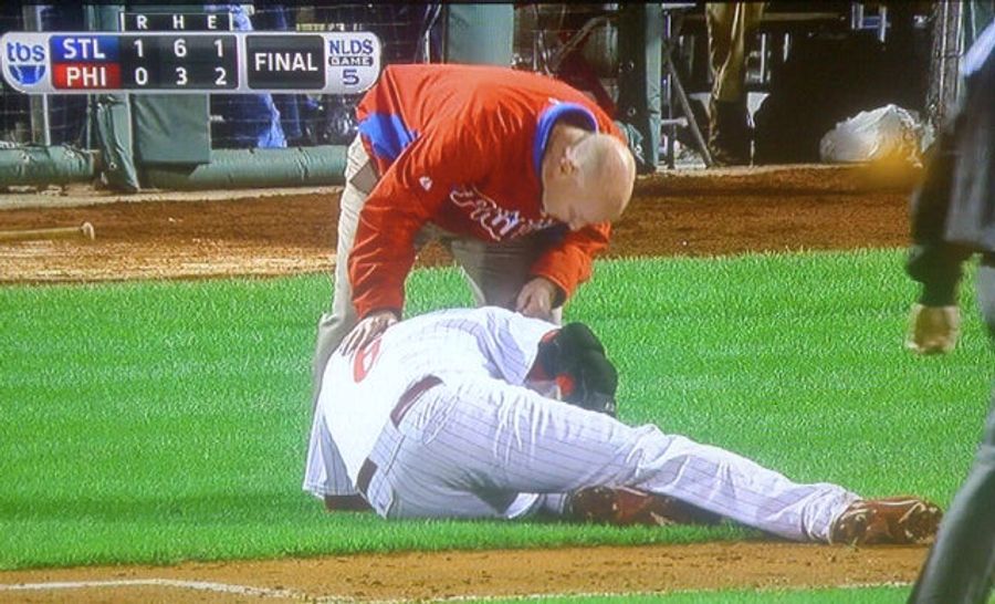 This Year, Ryan Howard&#39;s Season-Ending At-Bat Resulted In Physical Injury