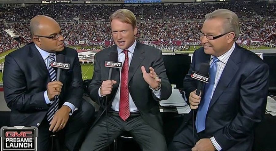 Jon Gruden&#39;s Bulge Was Showing Before Last Night&#39;s Game