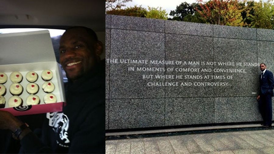 This Evening: LeBron James Has A Dream, Cupcakes