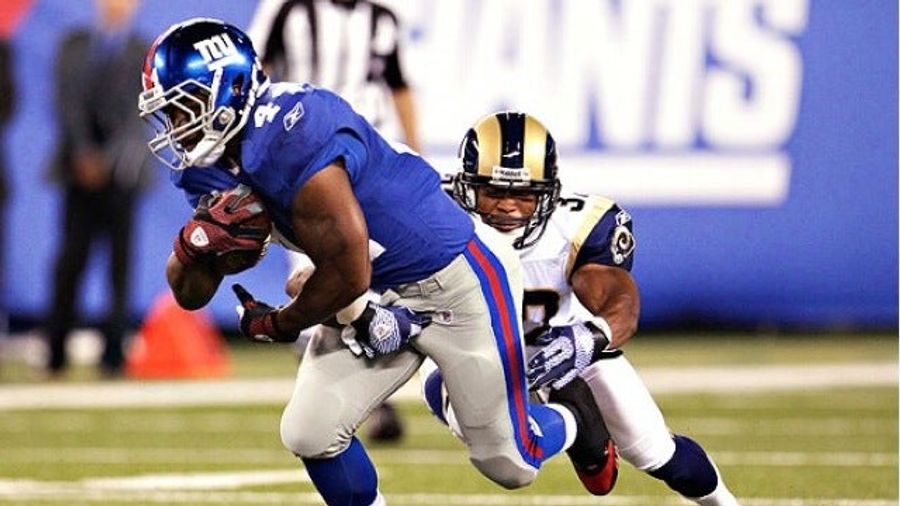 The Rams Were A Real Pain In Ahmad Bradshaw's Nuts Last Night