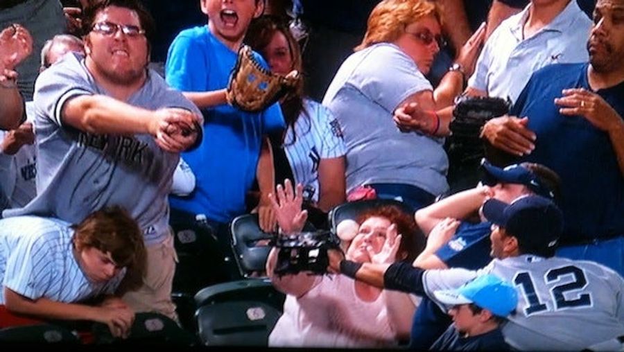 Eric Chavez Can&#39;t Quite Make The Save