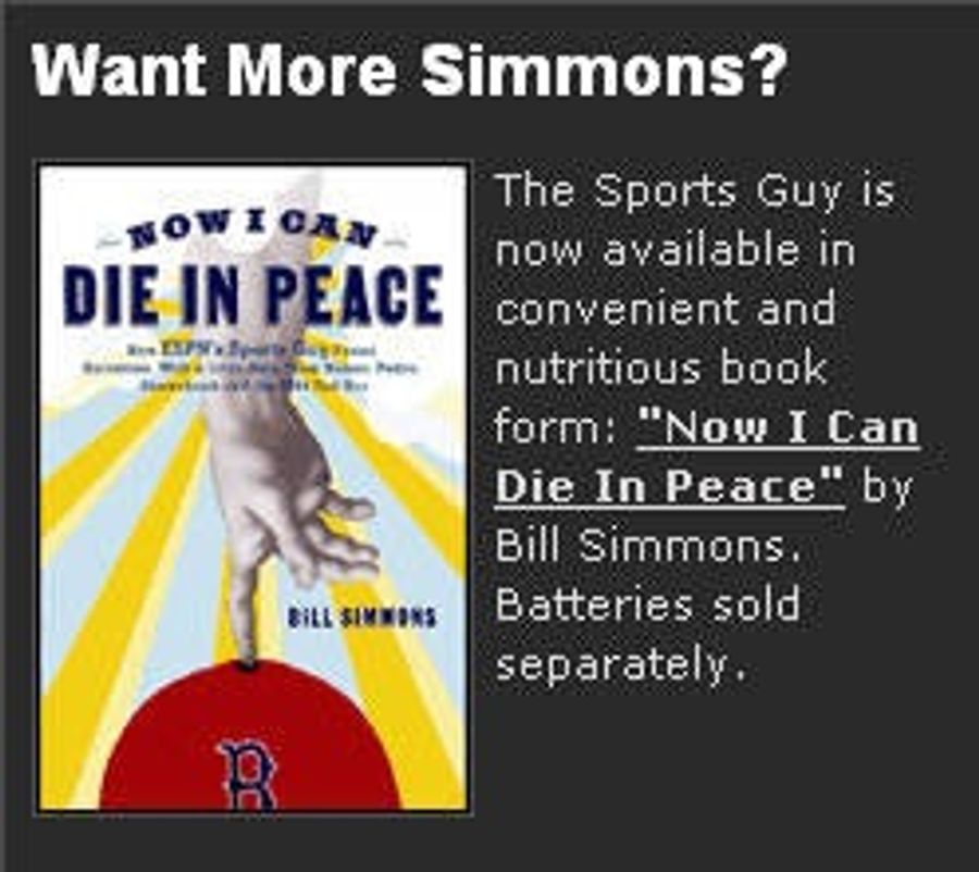 In Case You Haven't Heard, Bill Simmons Has a Book Coming Out
