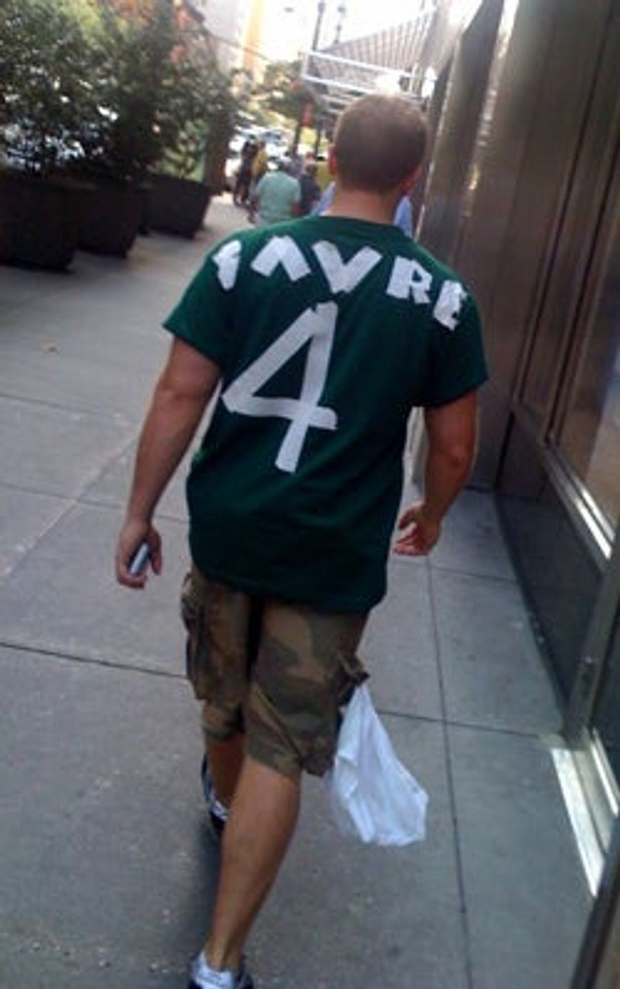 Favre Fever Grips Manhattan