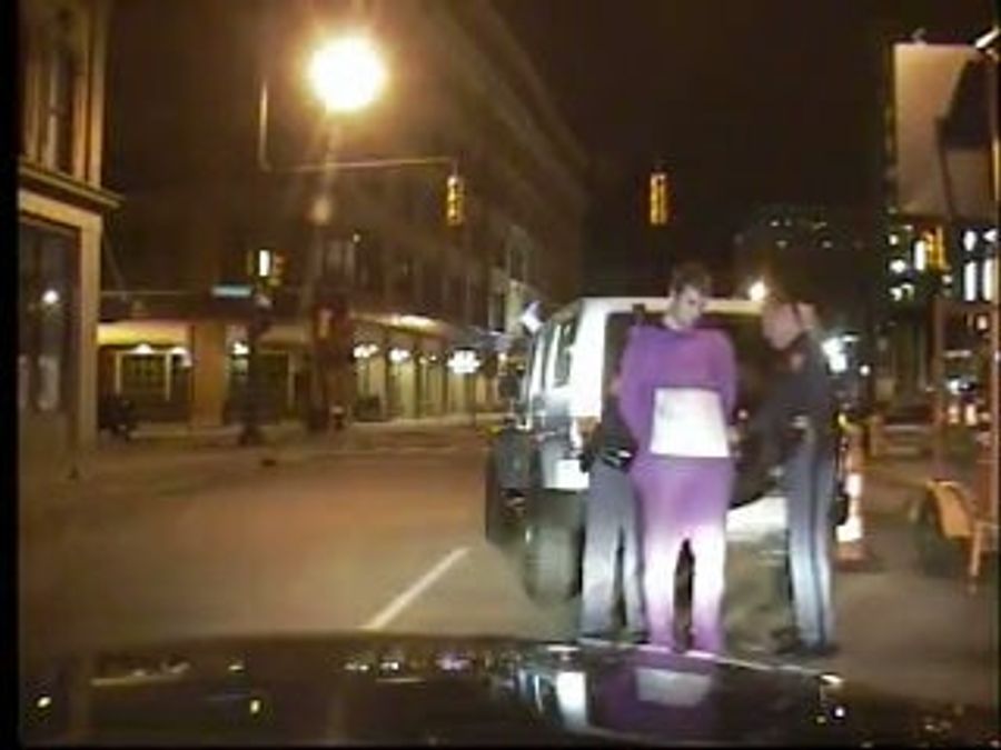Now There's Video Of The Allegedly "Super-Drunk" Red Wings Prospect Being Arrested In A Teletubby Costume