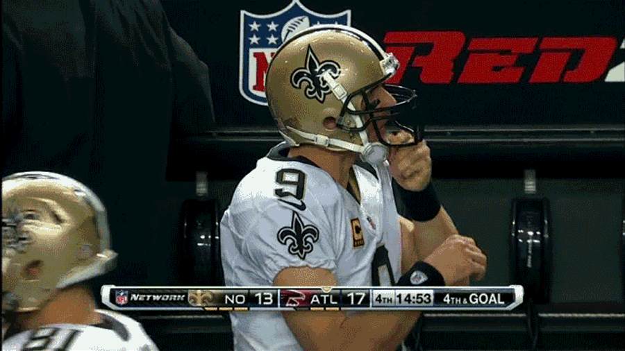 The Time Drew Brees Threw Five Picks And No Touchdown Passes: Saints-Falcons, In Two GIFs