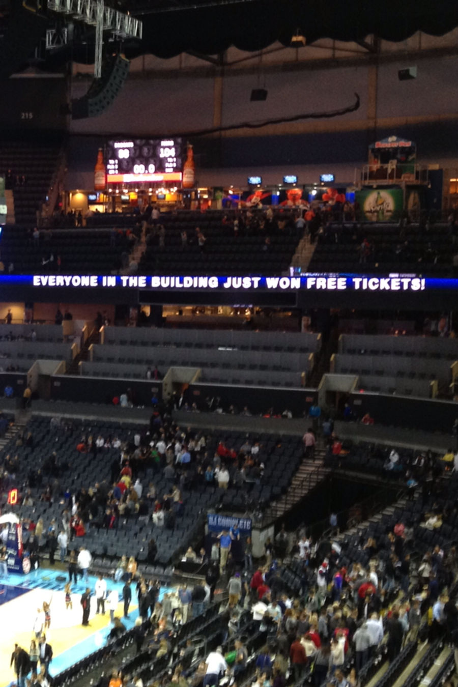The Suns Will Give You Your Money Back If You Don&#39;t Have &quot;Fun&quot; And The Bobcats Will Give You Tickets For The Next Game If You Stay To The End Of This One