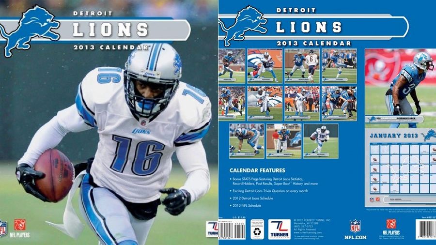 This Detroit Lions Calendar Is A Disaster In Every Way Imaginable