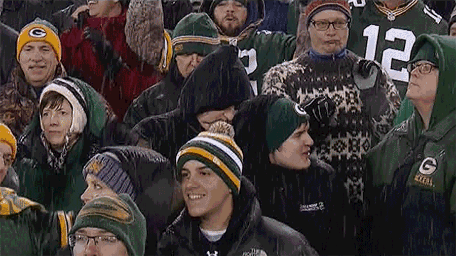 Oh, That's Why They're Making A Reality Show About Packers Fans: Sunday Night Football, In Four GIFs