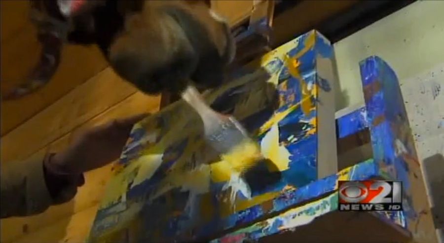 Former Racehorse Retires To A Quiet Life Of Painting