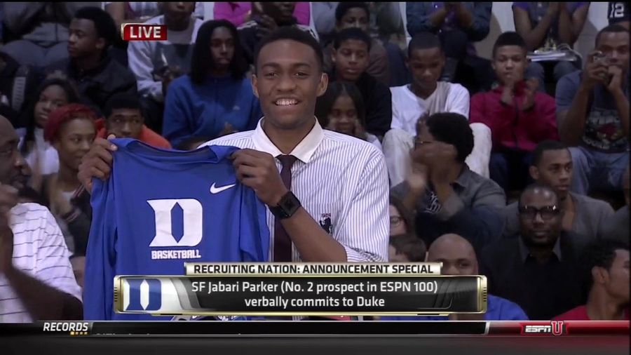 Jabari Parker, The Nation&#39;s No. 2 Basketball Recruit, Committed To Duke For The Dukiest Reasons Possible