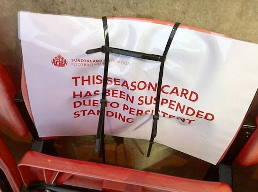 English Soccer Fans Ejected And Banned For &quot;Persistent Standing&quot;
