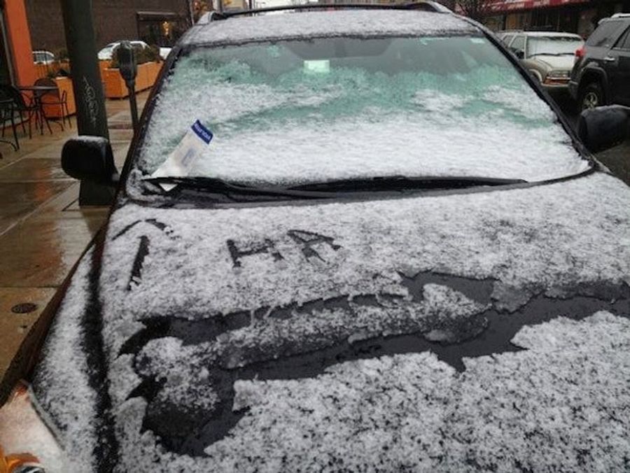 Philly Motorist Finds Snow-Drawn Penis With His Parking Ticket