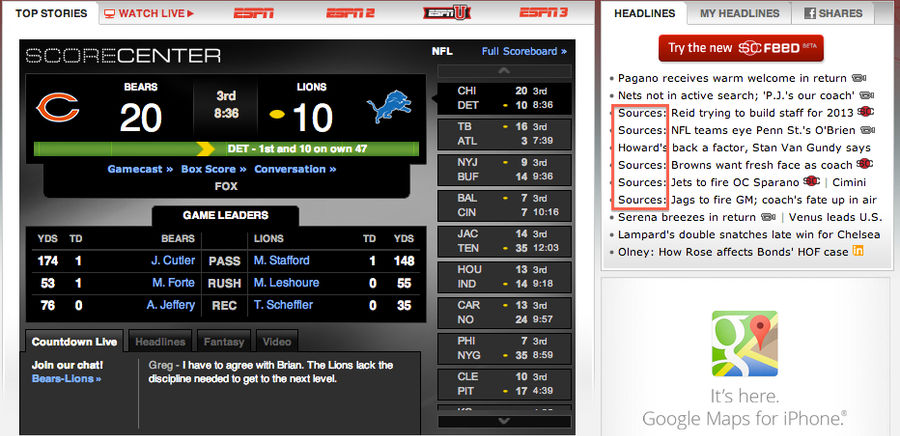If There Is Anything Subtle About ESPN It&#39;s The Deception