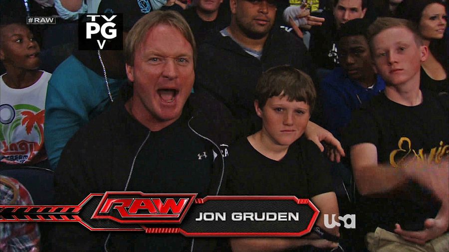 BCS Who? Jon Gruden Decided To Have A Blast At <em>WWE Raw</em> Instead