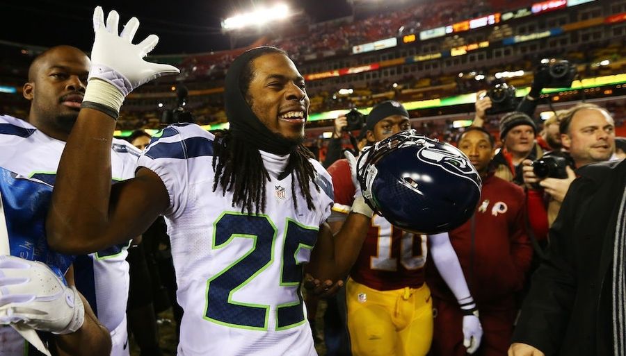 Here&#39;s How Seahawks Corner Richard Sherman Got Himself Punched In The Face On Sunday