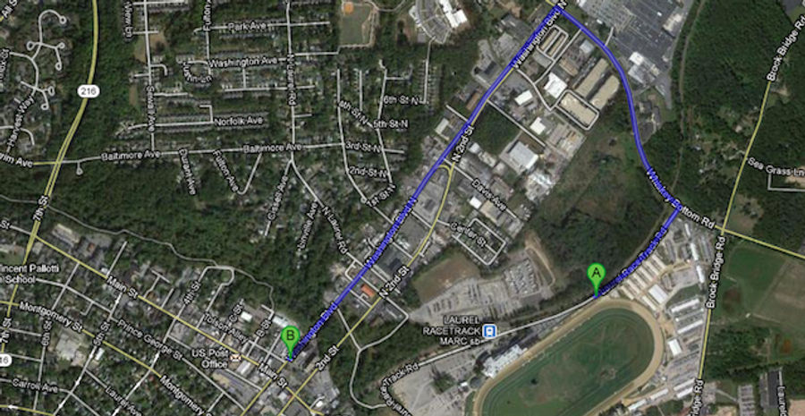 Horse Escapes Racetrack, Runs Down Highway For A Couple Miles