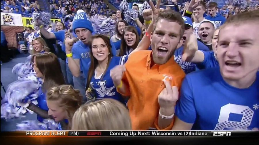 That's One Brave Tennessee Fan